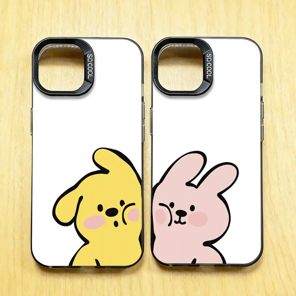 

Cartoon Couple Phone Case for Phone Case for iPhone 17 16 15 Pro Plus 14 13 12 Max Air Mini X XS TPU Bumper
