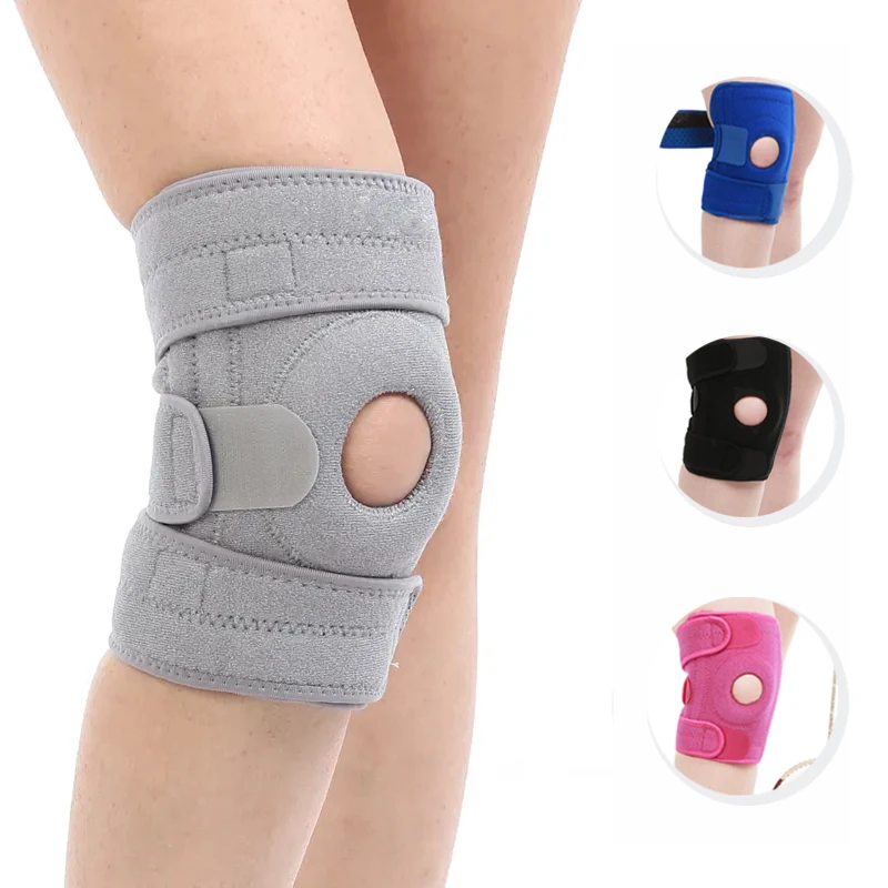 

Elastic Knee Brace Adjustable Patella Support Pad for Volleyball Dance & Cycling
