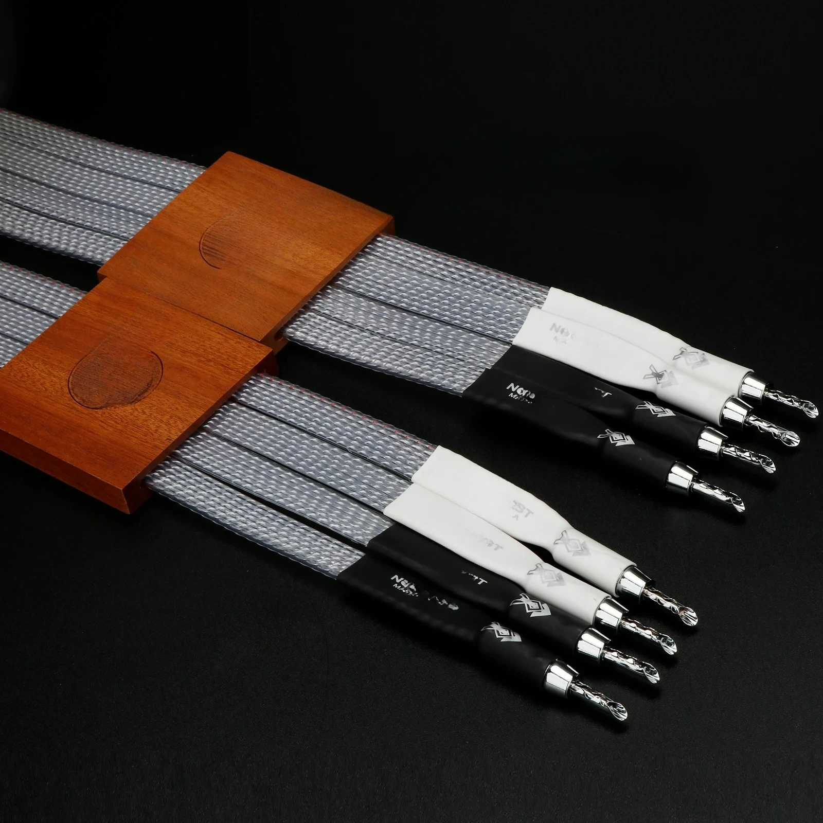 

Customizable Pair Nordost Valhalla 2 Hifi Speaker Horn Cable OCC Silver Plated