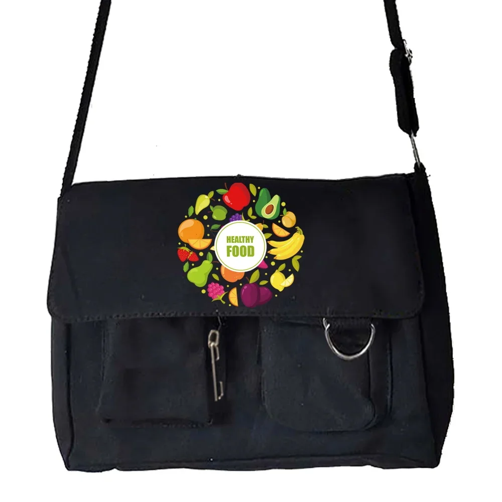 Bolsos para mujer, bolso cruzado, bolsos de mensajero, moda juvenil, versión informal, bolso de lona para hombro, funda de cartero salvaje para mujer, bolso de lona