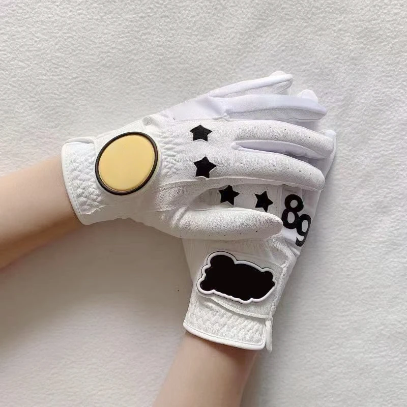 Golf Gloves Women 's Premium PU Non-slip and Wear Resistant Comfortable Golf gloves for Ladies