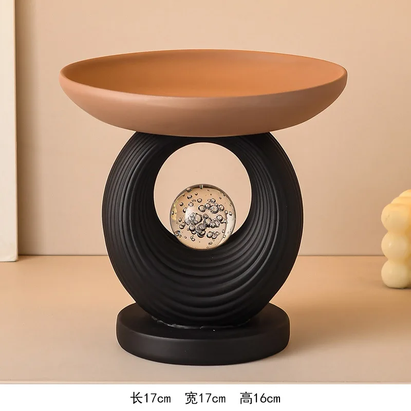 DSA light luxury high sense of time to run into the entrance key storage ornament home living room desktop decoration