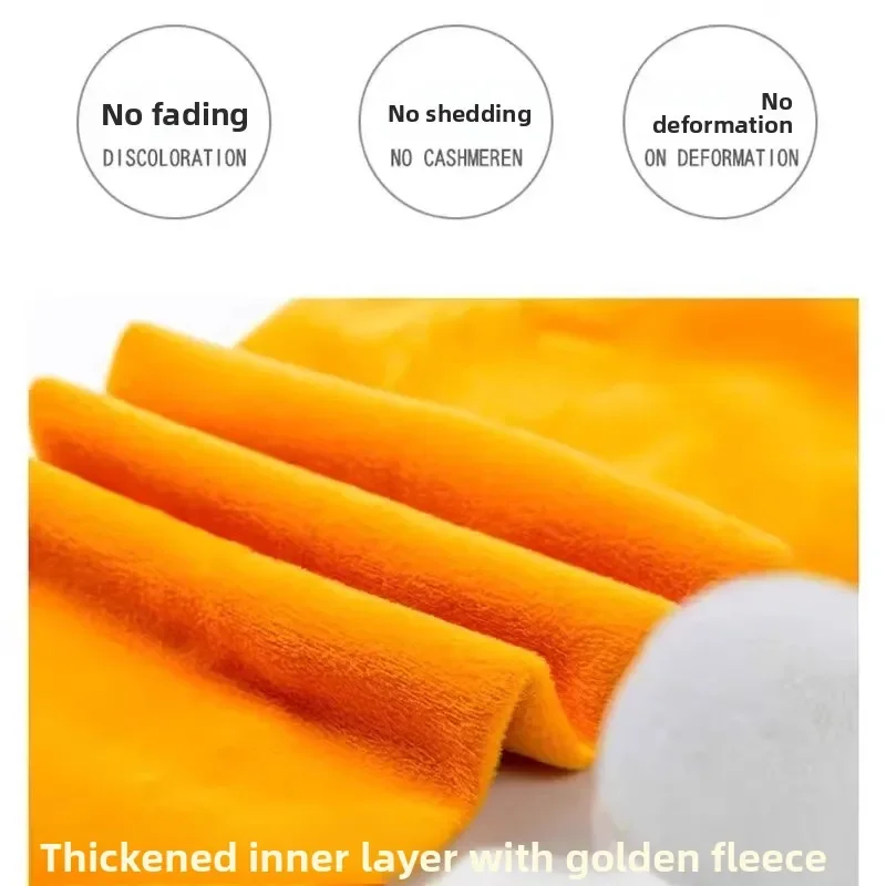 تي شيرت رجالي حراري من الصوف الذهبي بأكمام طويلة ورقبة دائرية مبطن بالصوف طبقة قاعدة سميكة قميص داخلي دافئ ملابس داخلية بلوفر #5