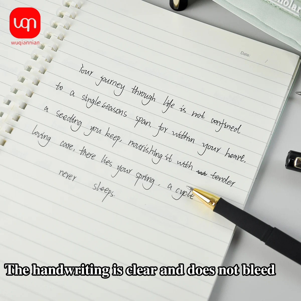 

WQN 4/8/12pcs 0.7mm Black Matte Gel Pen, Smooth Ink Flow, Easy to Write, Suitable for Calligraphy Practice, Quick-Drying, Studen