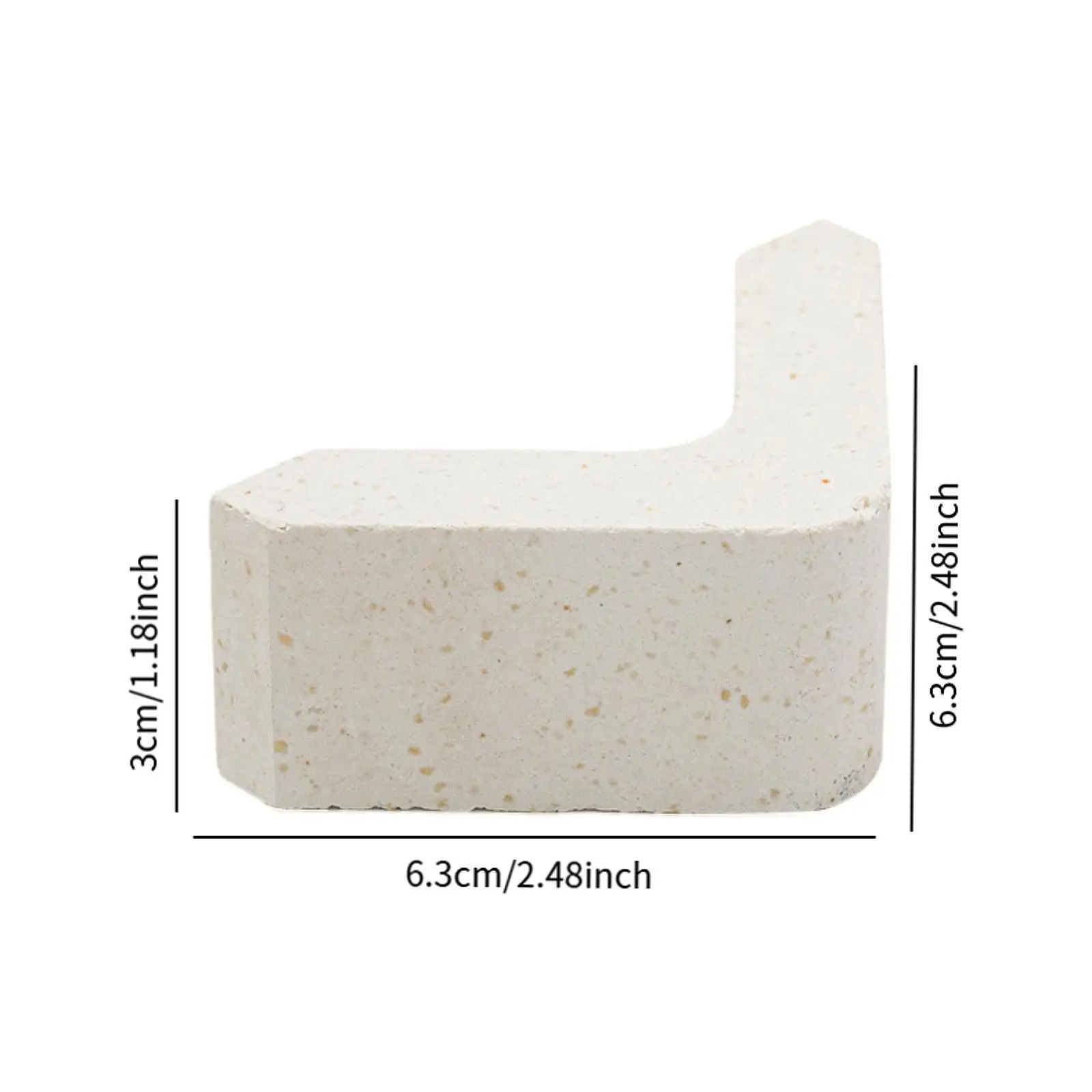 Kiln Shelf Stilts Pottery Kiln Shelf Supports Durable L Shaped Pillars High Temperature Resistant Supports