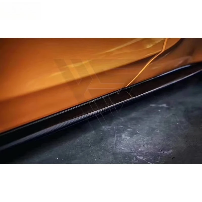 OEM Style Dry Carbon Fiber Car Exterior Parts Side Skirts for  540C 570S 570GT 2015-2018 Carbon Front Skirts