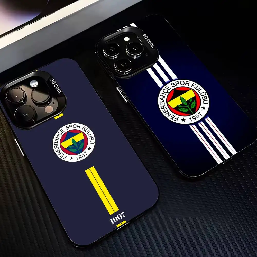 

Cool T-Turkey Fenerbahce-Es Pattern Phone Case For iPhone 17,16,15,14,13,12,11 Plus,Pro,Colorful Silver Phone case Funda Cover