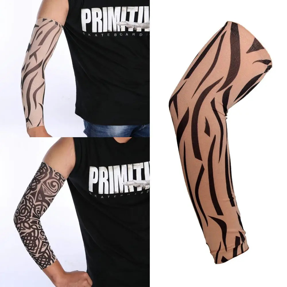 1Pcs Sportswear Running Summer Cooling Outdoor Sport Basketball Flower Arm Sleeves  Arm Sleeves Arm Cover Sun Protection