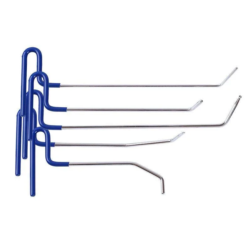 Paintless Auto Body Dent Repair Hook & Pry Rod, Sheet Metal Pit Removal Tool for Car Panel Restoration