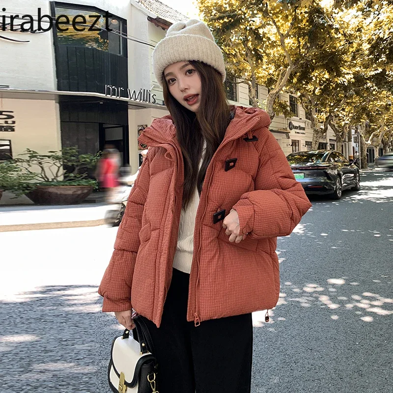 Cotton Hooded Short Down Jacket Female Winter Ropa Invierno Mujer Mainland China Chaqueta Nieve Mujer Casual Winter Coat Women