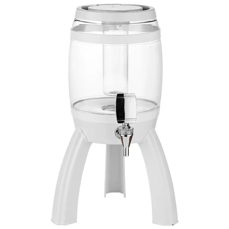 Cuna de vino luminosa con barril de roble, torre de cerveza, juego de vino, dispensador de cerveza