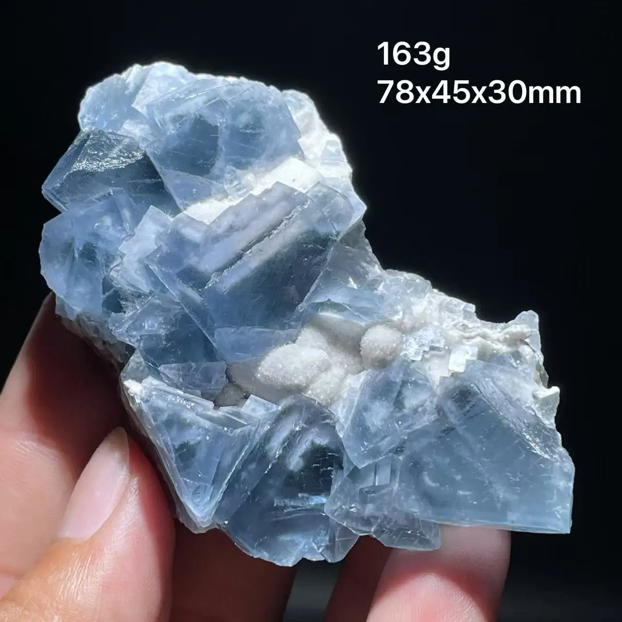 

New 100% natural blue fluorite quartz sugar fluorite mineral home decoration from Zhejiang
