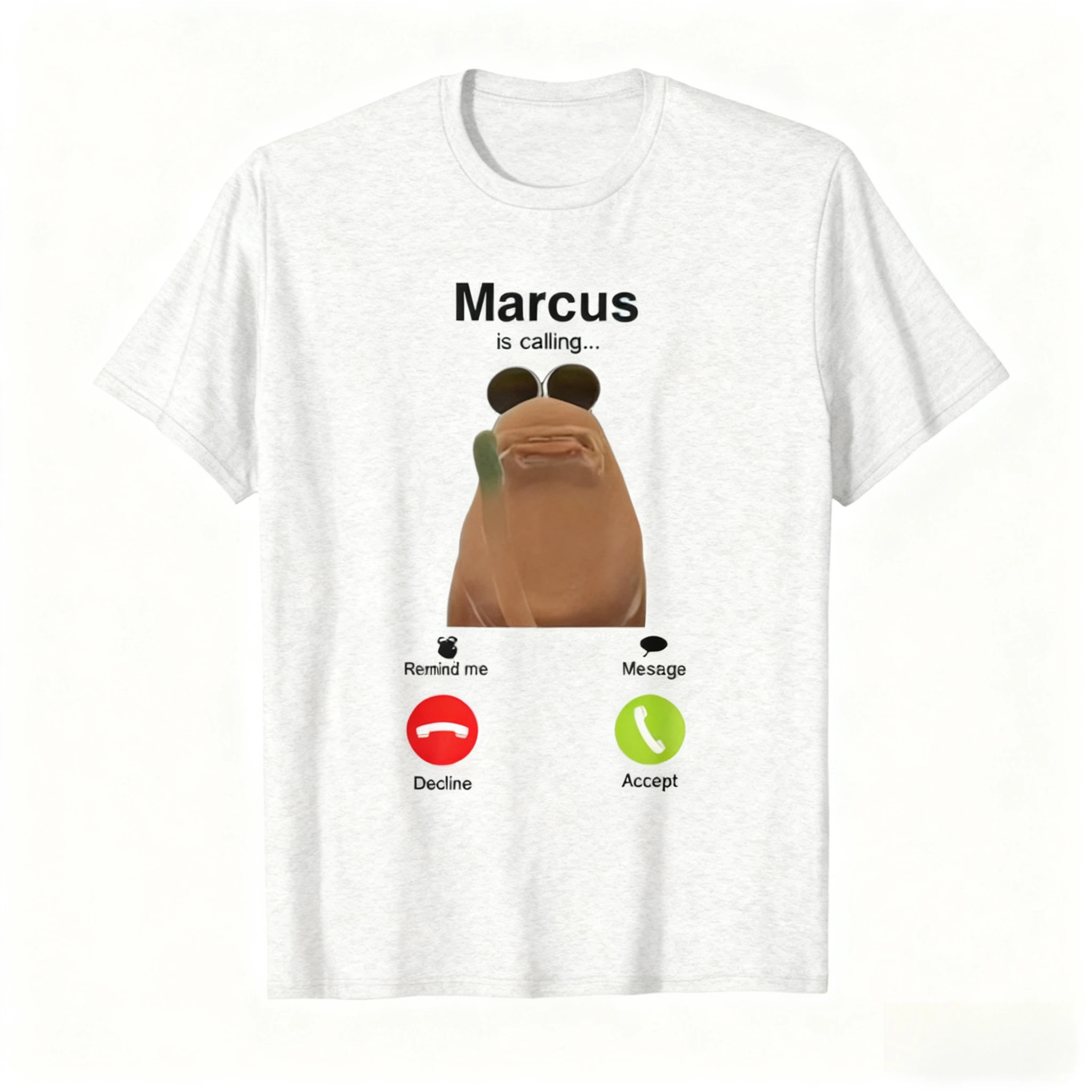 ماركوس الدودة روبرت ميمي تي شيرت للرجال النساء القطن س طوق تي شيرت محايد قصيرة الأكمام بلايز الصيف الترفيه الشارع الشهير