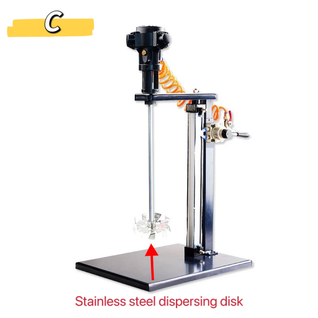 5 Gallons 20L Pneumatic Paint Mixer Automatic Lifting Air Agitator Blender Stirrer Ink Glue Mixing Machine