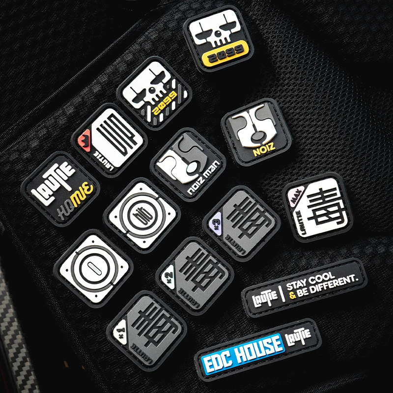 

LAUTIE EDC Accessories Armband Tactical Epaulettes Backpack Rubber Stickers