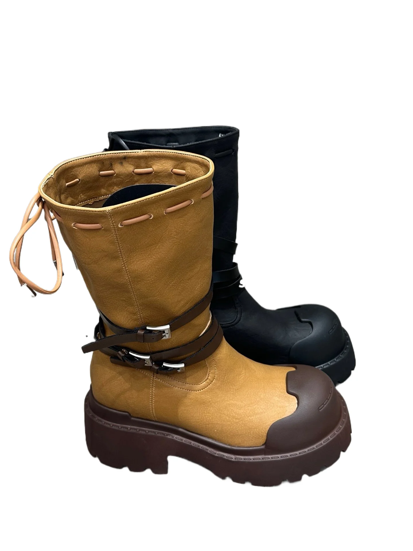 arp-girl-stivali-faion-da-donna-2025-nuovi-stivali-da-moto-sle-tacco-thi-universale-stivale-giallo-grande-punta-tonda-a-meta-polpaccio