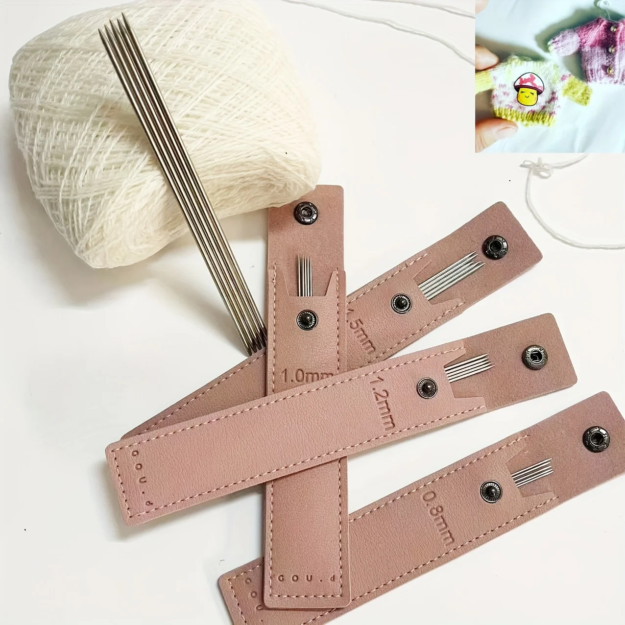 

5 шт./компл., мини-кукольная одежда, носки, ручные инструменты «сделай сам», набор спиц для шитья, прямая вязальная спица из нержавеющей стали