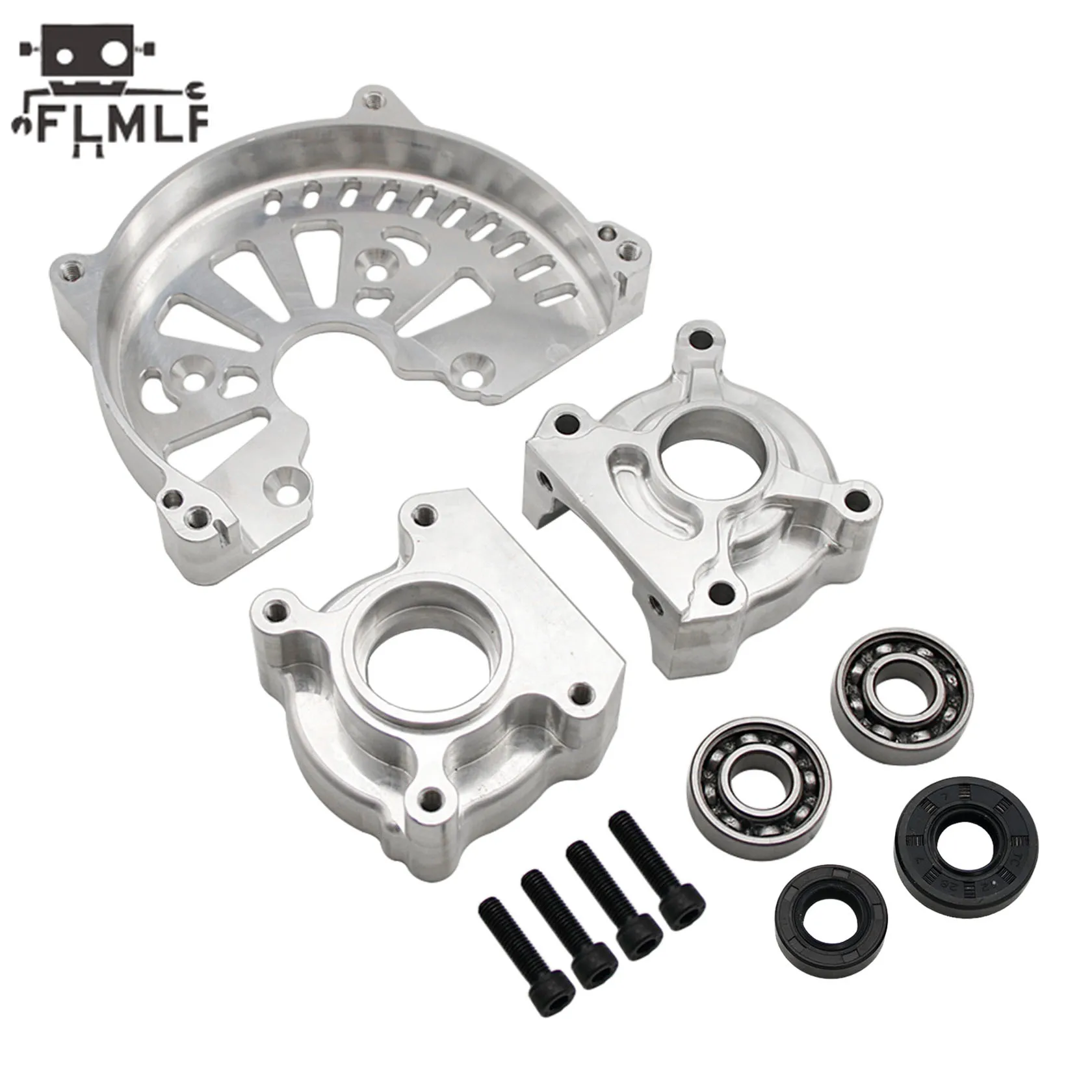 FLMLF Rc Car Crank Case Kit for 26cc 29cc 30.5cc Zenoah CY Engine for 1/5 Hpi Rofun Km Rovan Baja LT FG DBXL GoPed Redcat Parts