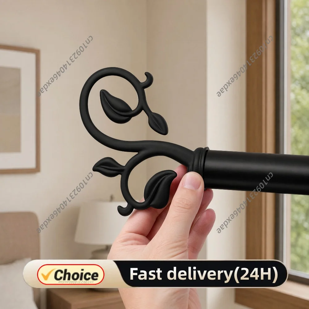 4 Pack Curtain Rod End Caps Curtain Rod Cover Curtains Rods Finals Head for Living Room Stylish Home Decor Accessories