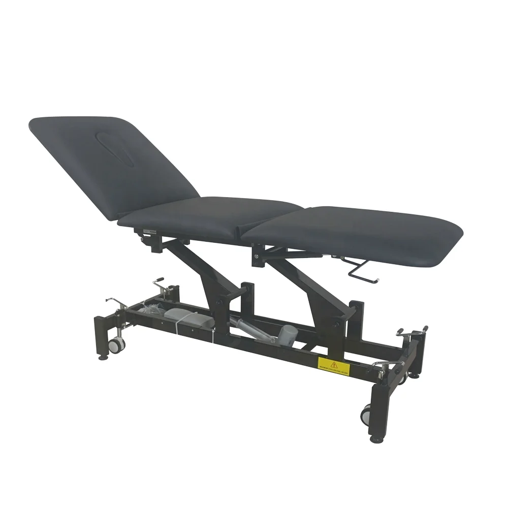 

Electric Motors Commercial Medical Grade Hi-lo Lift Function Backrest Leg Rest 3-section Bariatric Examination Table Gym Hotel