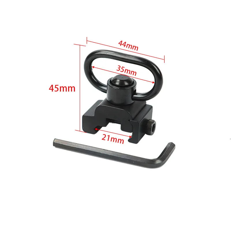 QD Sling Swivel Mount Push Button 1-1/4