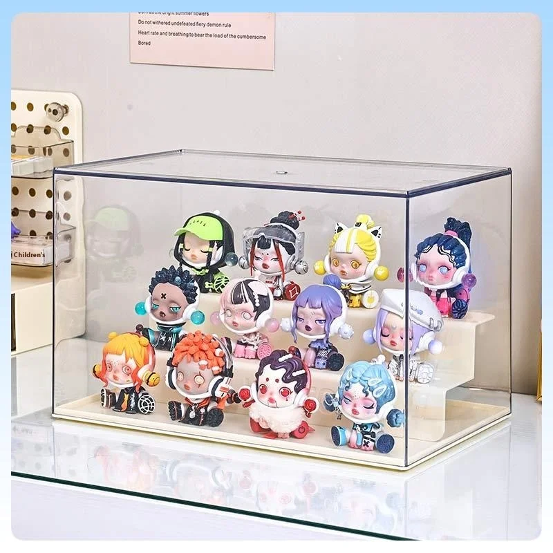 

Transparent Display Cases Are Suitable For Model Figurines Clear Acrylic Flip Top Cases Box For Storing Blind Box Dolls Storage