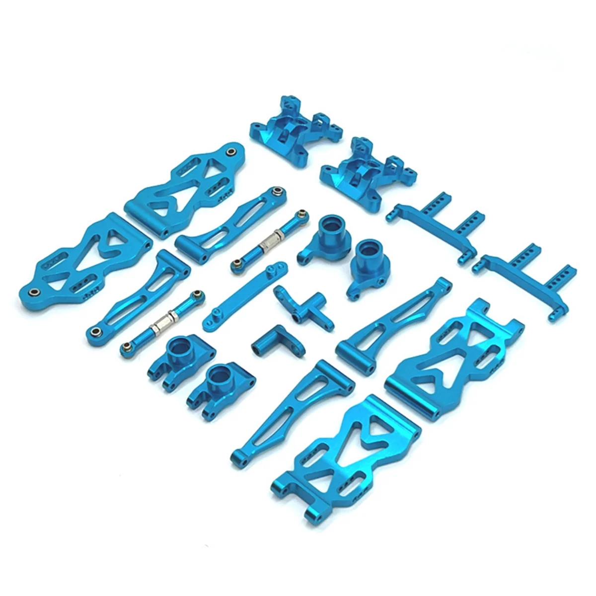 Aluminum Remote Control Car Upgrade Accessories Kit for SCY 1/16 16101 16102 JJRC Blue