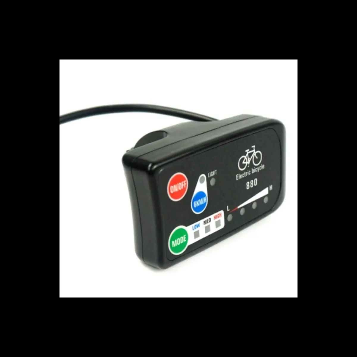 AD10 Electric Bicycle Display 36V 48V Ebike Ligent Control Panel Lcd Display LED880 Waterproof Controller for KT