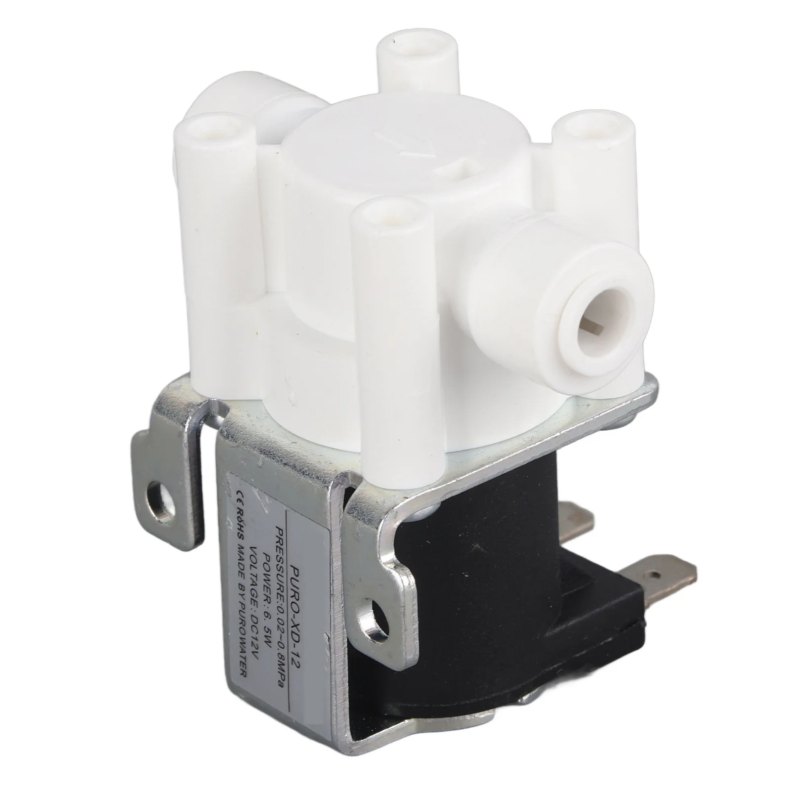 DC 12V Water Electric Solenoid Magnetic Purifier Valve Quick Connect Normally Close Electric Solenoid Valve Solenoid Valve