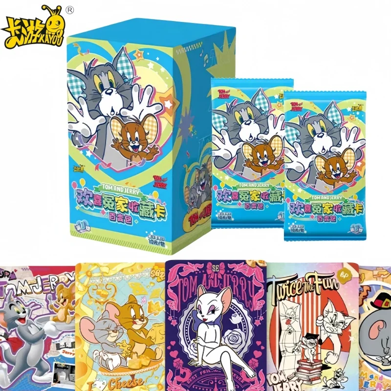 

Original KAYOU Tom And Jerny Card Happy Enemies Versatile Pack Classic Legend Se Cartoon Anime Collect Cards Toys Holiday Gifts