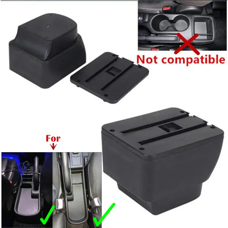 For MAZDA 2 Armrest Box For MAZDA 2 Demio Car Armrest Auto Storage Box Dedicated Retrofit Parts Interior Details Car Accessories