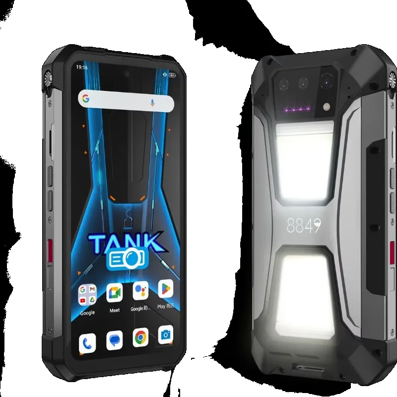 8849 Unihertz Tank 2 pro Rugged Smartphone 23800mAh Camping Light 8GB 256GB Android 14  Phone Laser Projector MObile Phone