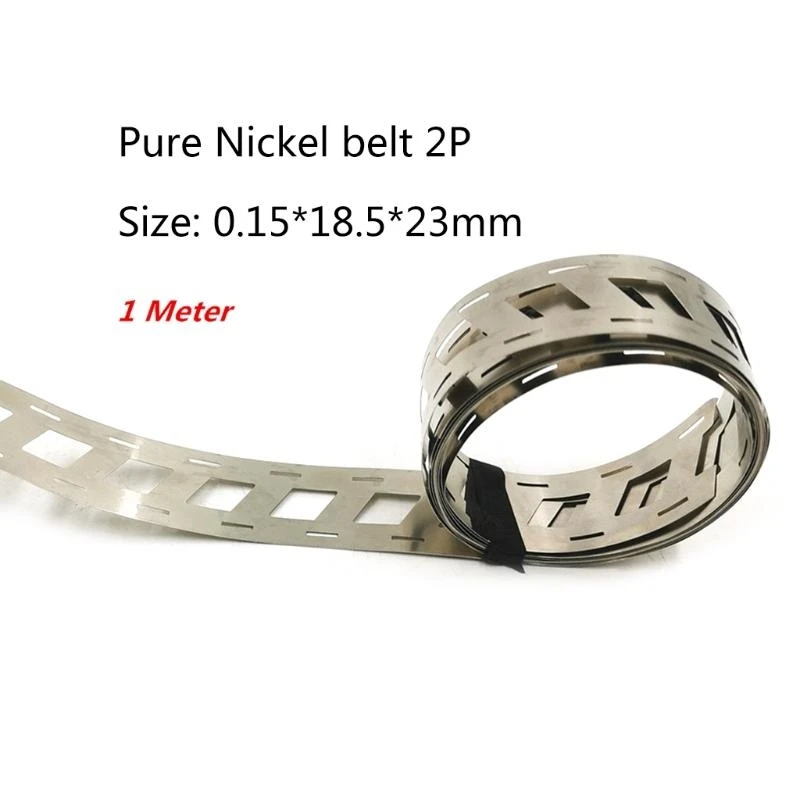 G92C 0.15x18.5mmx23mm Nickel Belt 2p 18650 Lithium Battery Spot Welder Nickel Strip Nickel Li-ion Batteries Used Spot