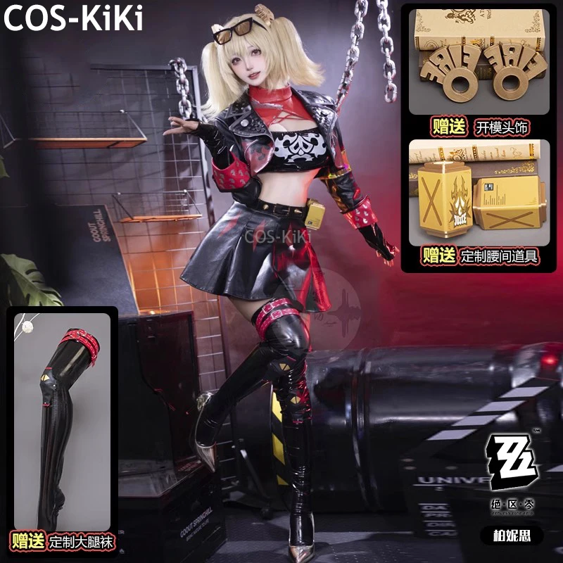 COS-KiKi Zenless Zone Zero Burnice Whita игровой костюм сексуальная милая униформа косплей костюм Хэллоуин вечерние наряд для ролевых игр женский