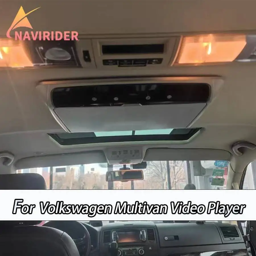 13.3'' Multimedia Video Player Universal For Volkswagen Multivan  MP5 Ceiling Monitor Roof Ceiling Monitor WIFI Touch Screen