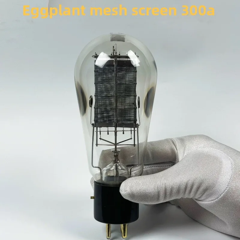 

Golden sound re 300a braided mesh screened nighthawk 300b vacuum tube with engraved tube socket, antique style