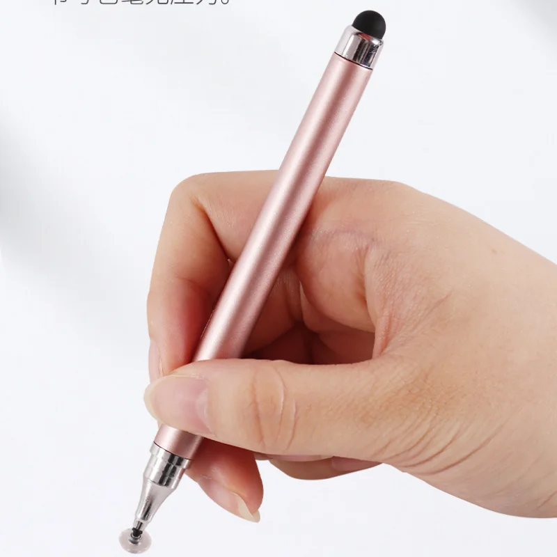 Universal Tablet Stylus Pen 2 in 1 Double Headed High Sensitivity Replaceable Nib Drawing Smart Phone Touch Stylus