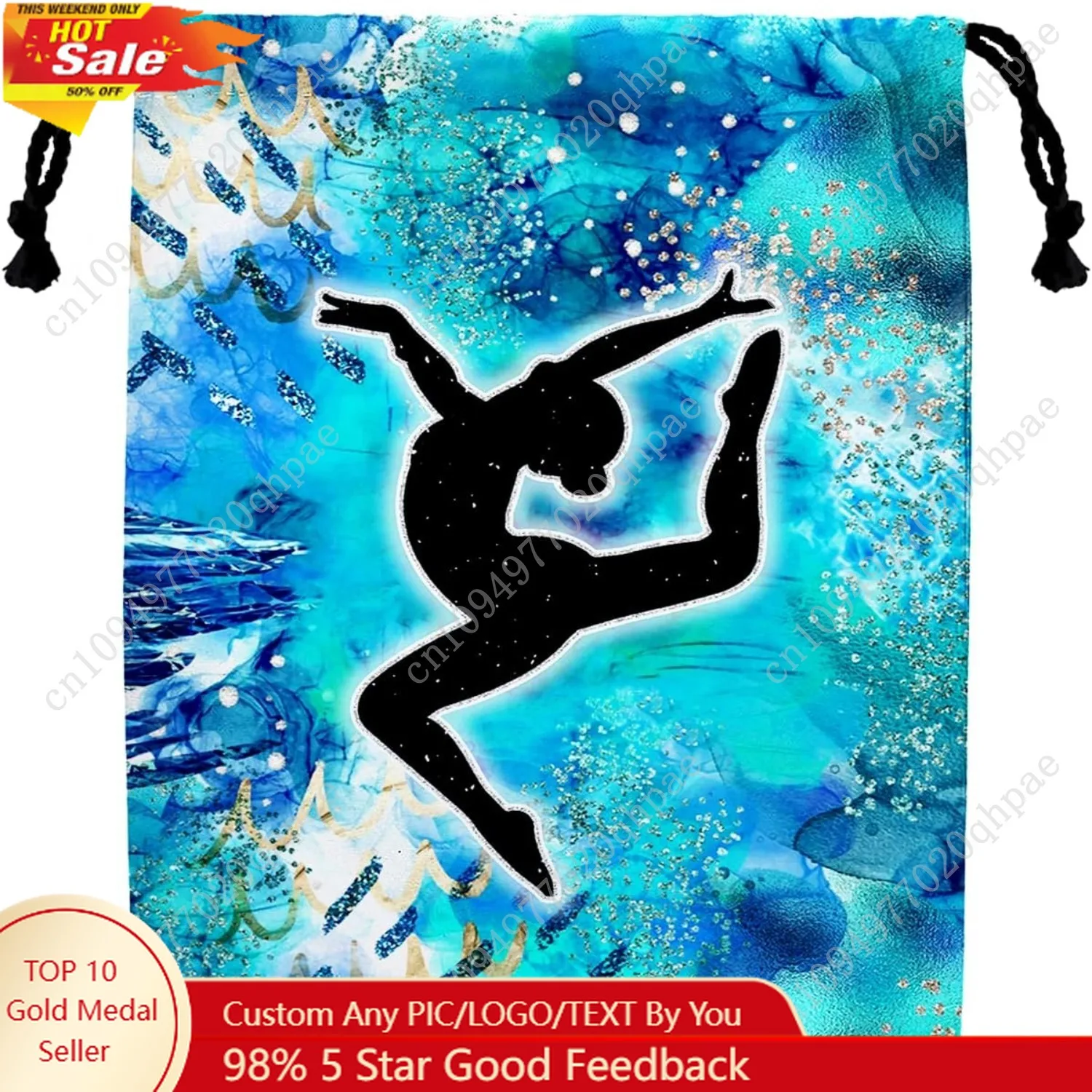 Gymnastics Drawstring Grip Bags Small Drawstring Bag Waterproof Gym Storage Pouch For Holding Gymnastics Grips