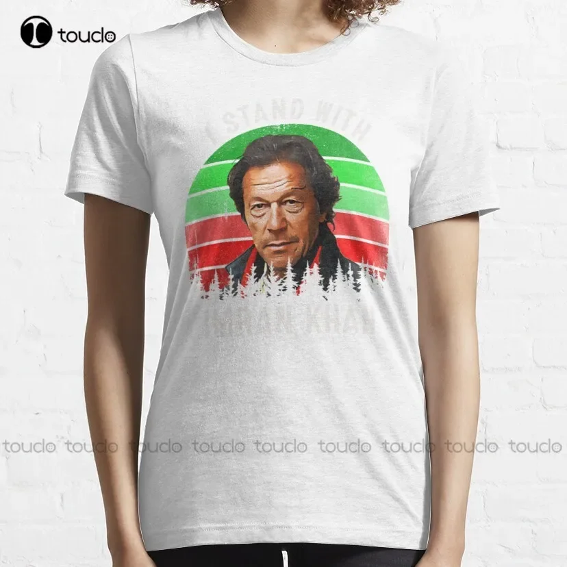 Imran Khan Pti Party Pakistan Support Freedom - Imran Khan Vintage Retro Classic T-Shirt Shirts For Women Dressy New Xs-5Xl Tee