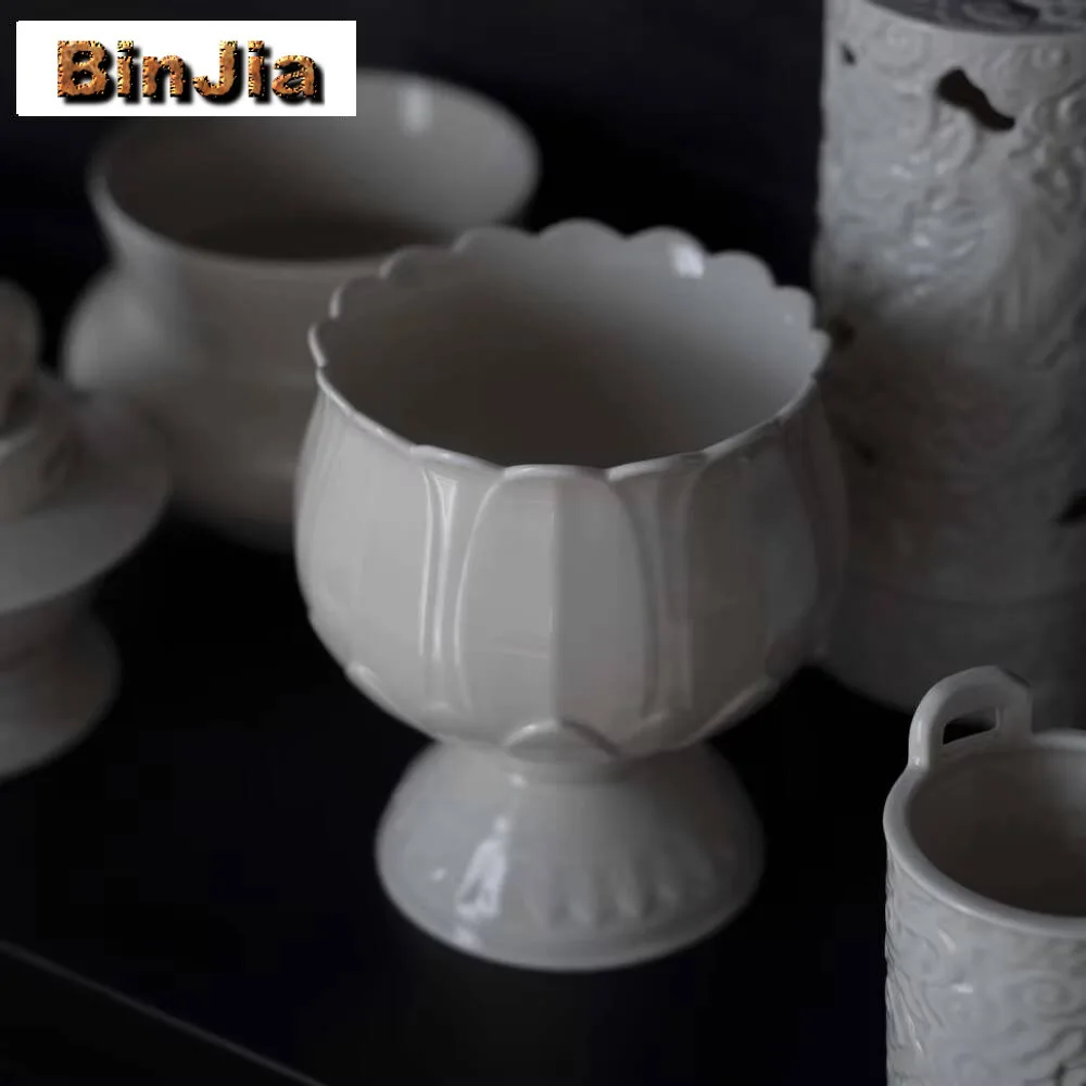 330 مللي خشب العشب رمادي مزجج جيانشوي اليدوية السيراميك البخور الموقد الشاي حوض غسيل الكتابة-فرشاة غسالة تشاكسي جمع #4