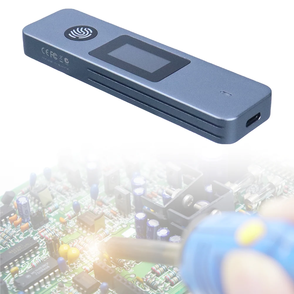 

SSD Enclosure M-Key B +M Key External Enclosure Box Visual Fingerprint Encrypted SSD Hard Drive Enclosure for 2230/2242/2280 SSD