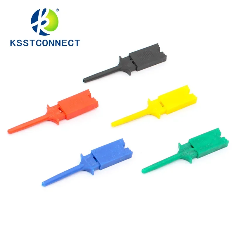 K30005 20pcs Test Hooks Clips for Logic Analyzers Logic Test Clip Flattening Test Flat Hook Connection