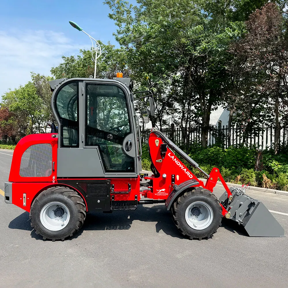 

Free Shipping Wheel Loader W810 Compact Diesel Loader EPA CE Yunnei Engine Mini Front Loader with Attachments 1 ton Mini Loader
