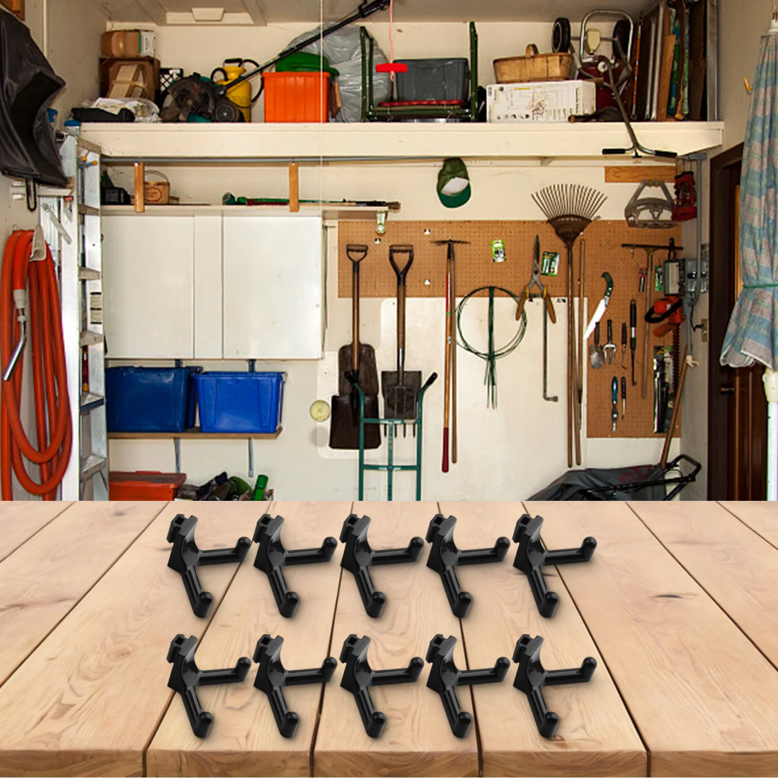 Tool Organization Hooks Lifetime Shed Accessories Garage Organization Affordable Value Pack Deformation Resistant