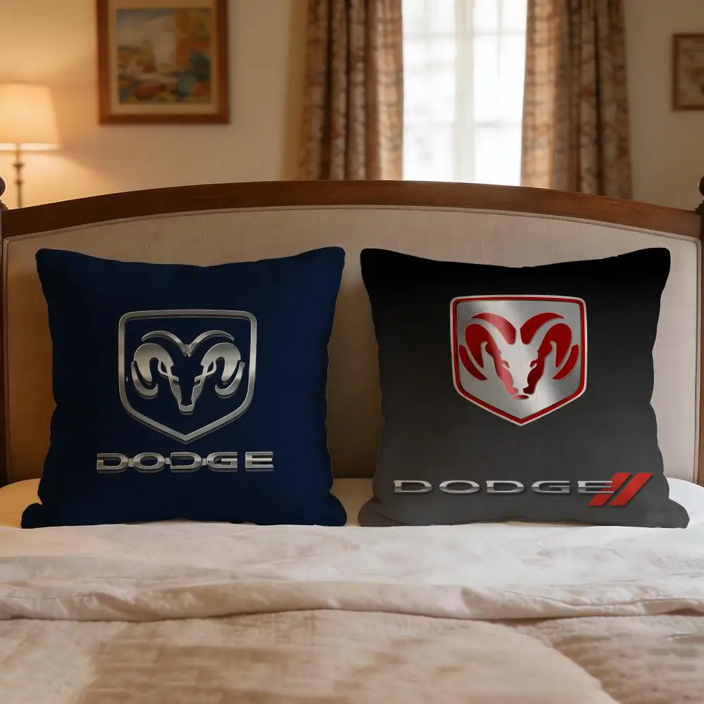 Brand Dodge Cushion Cover 4Pcs Decorative Covers Soft Cushion Case for Sofa Couch Decor 40x40 45x45 Pillowcases