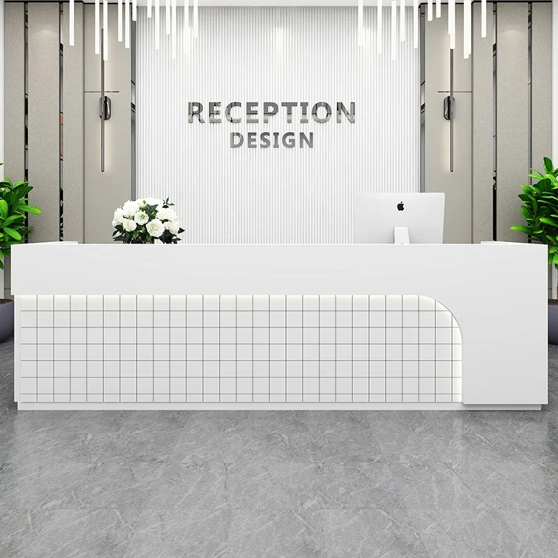 Cashier Atmospheric Hairdressing Shop Internet Cafe Commercial Fashion Modern Simple Catering Reception Desk