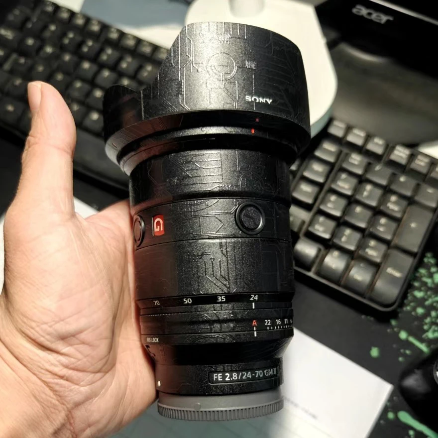 SEL2470GM2 наклейка на объектив, защитная пленка, виниловая наклейка, кожу для Sony FE 24-70 мм F2.8 GM II 24-70 2.8 G2 G1
