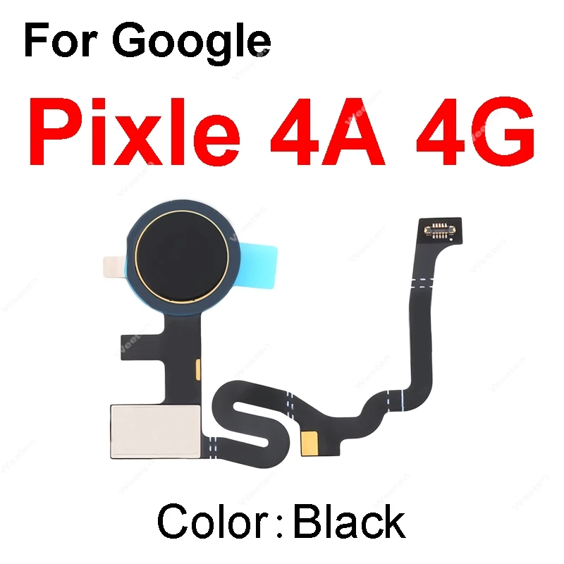 Fingerprint Sensor button Flex Cable For Google Pixel 4A Pixel 5 Pixel 5A Mobile Phone Home Touch ID Replacement Repair Parts