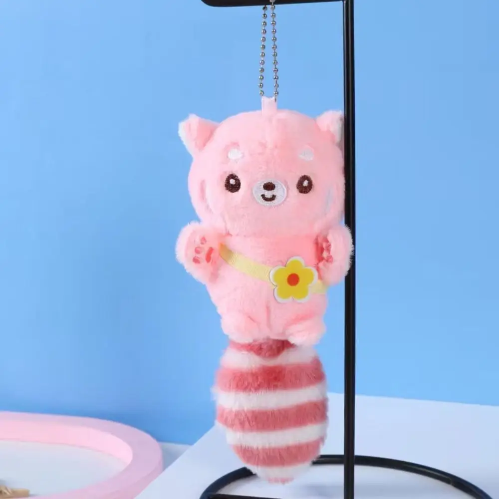 

Stuffed Animals Raccoon Plush Keychain Exquisite Plush Raccoon Plush Pendant Cute Kawaii Stuffed Animal Keyring Bag Pendant