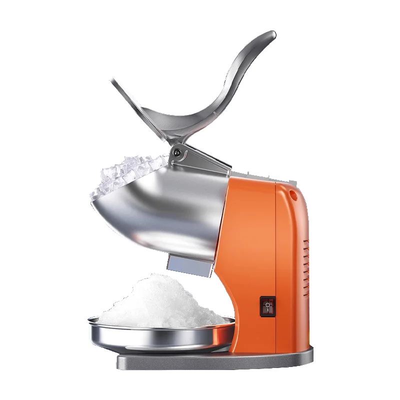 Ice Crusher Machine for Setting Up a Stall, Making Ice Shakes, and Shaved Ice, Small Household Use